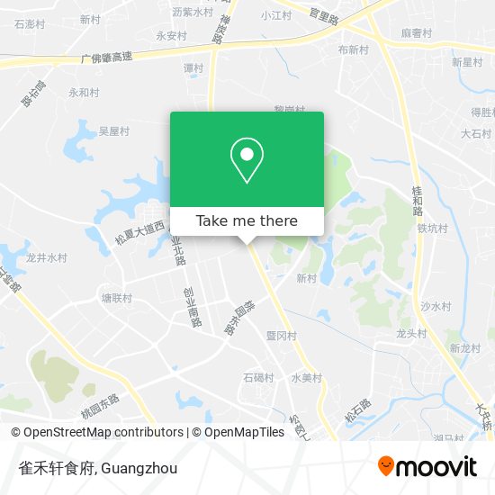 雀禾轩食府 map
