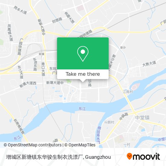 增城区新塘镇东华骏生制衣洗漂厂 map