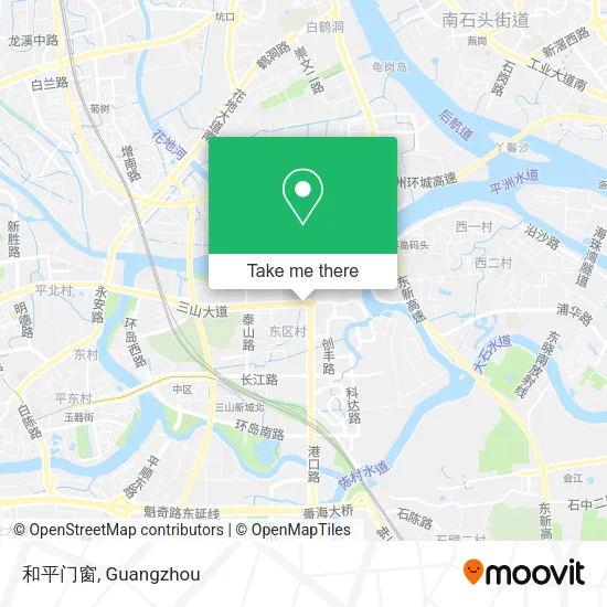 和平门窗 map