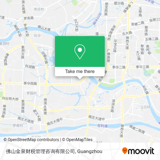 佛山金泉财税管理咨询有限公司 map