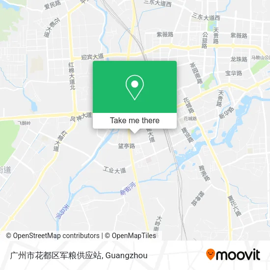 广州市花都区军粮供应站 map
