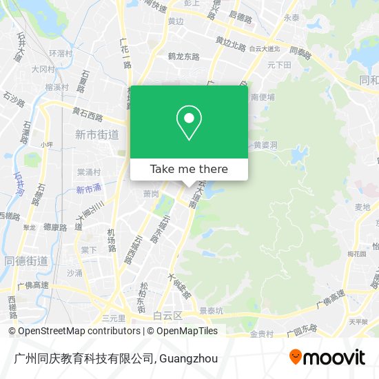 广州同庆教育科技有限公司 map