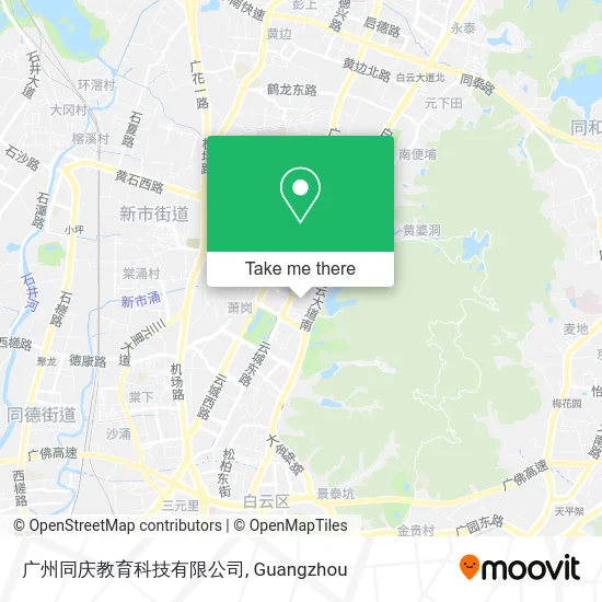 广州同庆教育科技有限公司 map