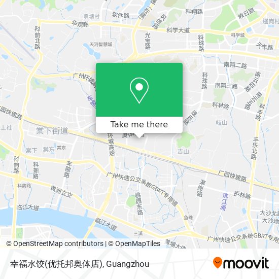 幸福水饺(优托邦奥体店) map