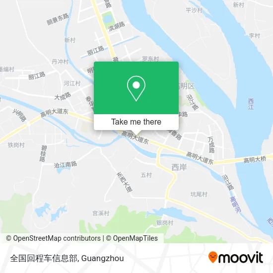 全国回程车信息部 map
