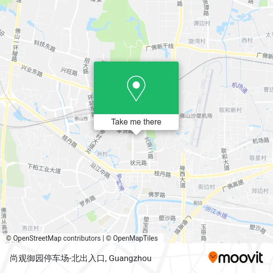 尚观御园停车场-北出入口 map