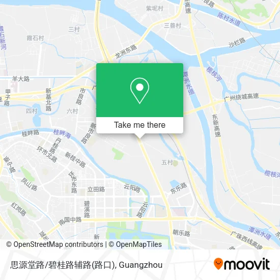 思源堂路/碧桂路辅路(路口) map
