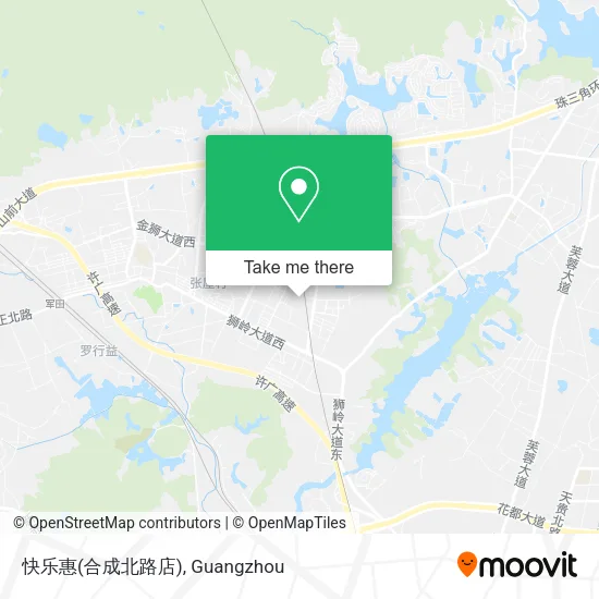 快乐惠(合成北路店) map