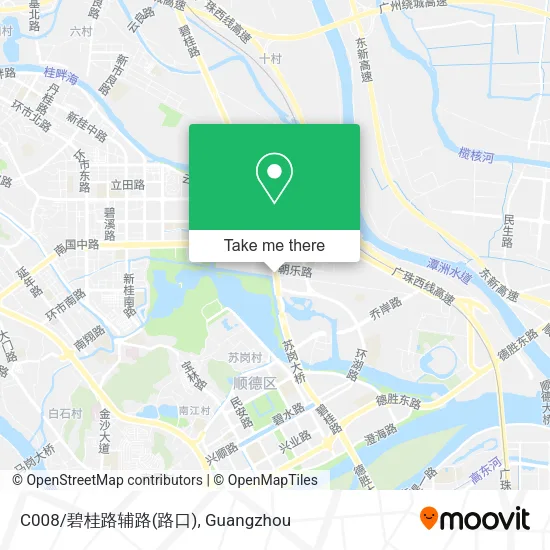 C008/碧桂路辅路(路口) map