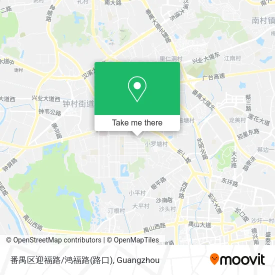 番禺区迎福路/鸿福路(路口) map