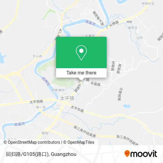 回归路/G105(路口) map
