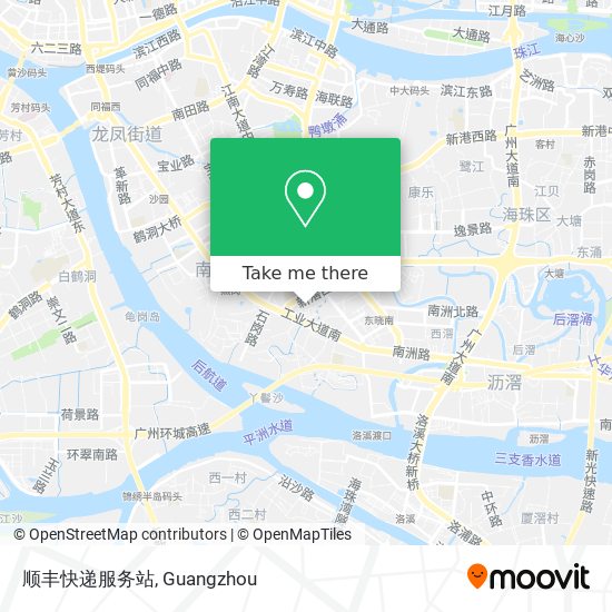 顺丰快递服务站 map