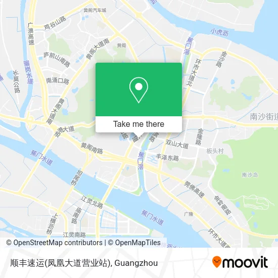 顺丰速运(凤凰大道营业站) map