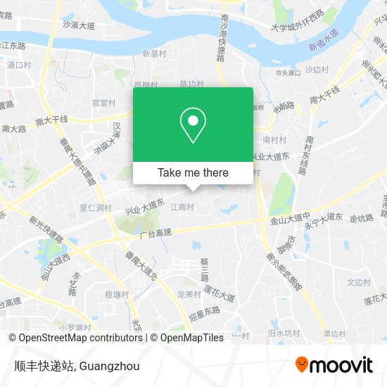 顺丰快递站 map