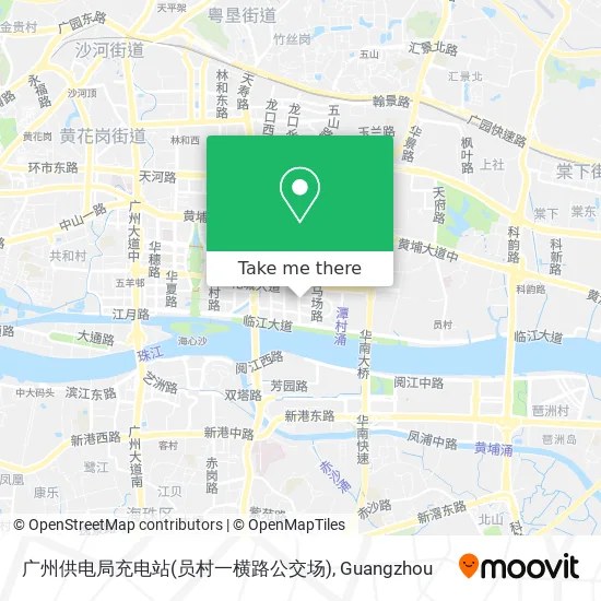 广州供电局充电站(员村一横路公交场) map