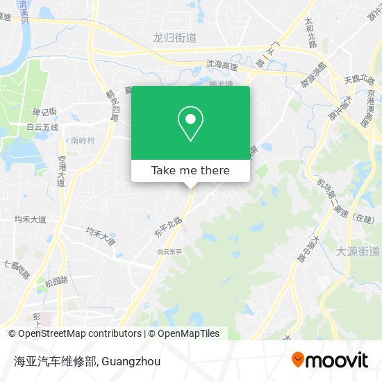 海亚汽车维修部 map