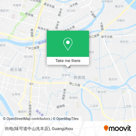 街电(味可道中山兆丰店) map
