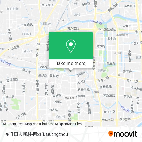 东升田边新村-西2门 map