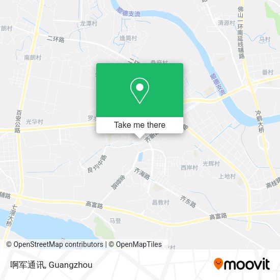 啊军通讯 map