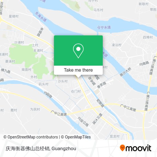 庆海衡器佛山总经销 map