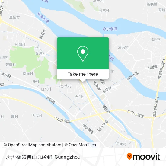 庆海衡器佛山总经销 map
