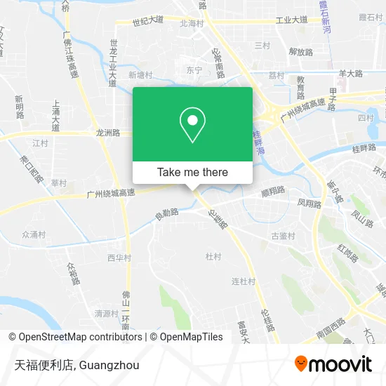 天福便利店 map