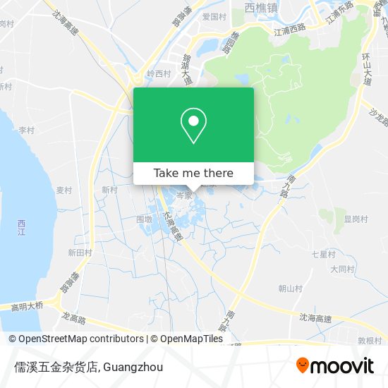 儒溪五金杂货店 map