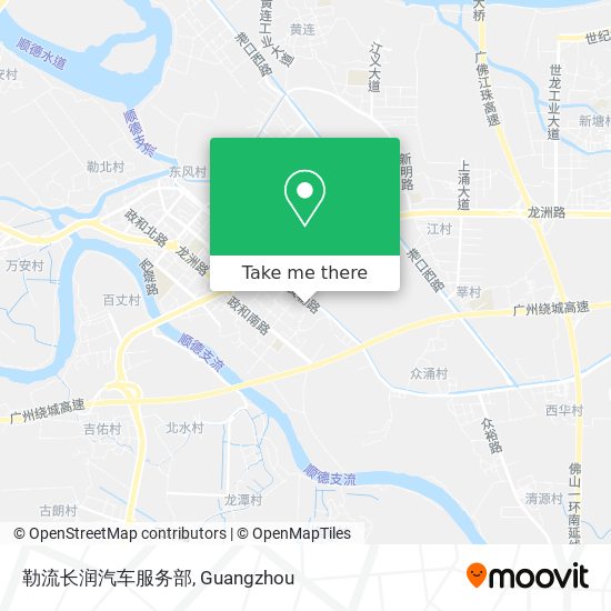 勒流长润汽车服务部 map