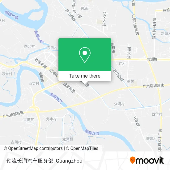 勒流长润汽车服务部 map