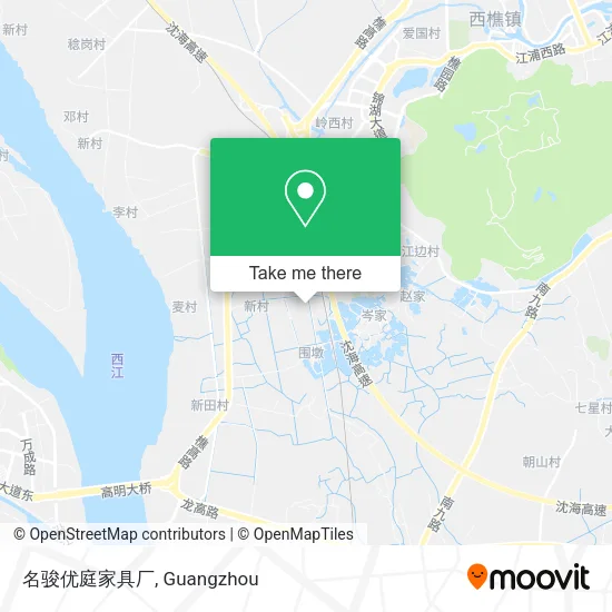 名骏优庭家具厂 map