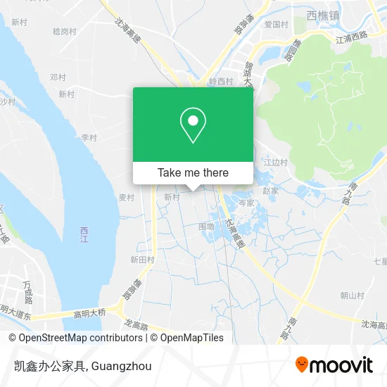 凯鑫办公家具 map