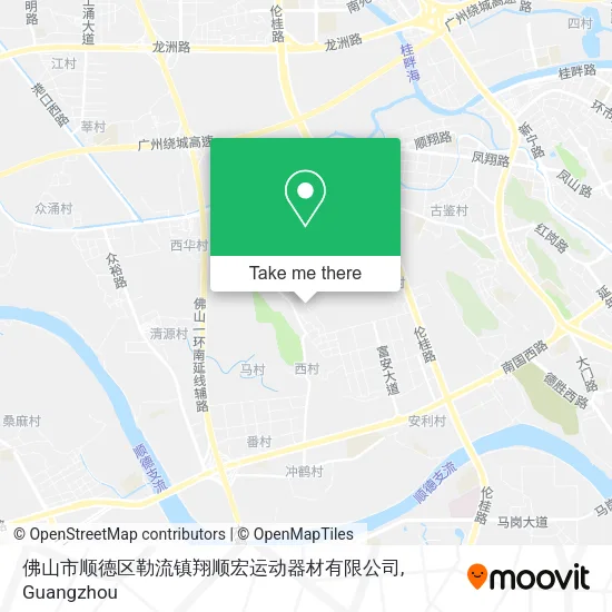 佛山市顺德区勒流镇翔顺宏运动器材有限公司 map
