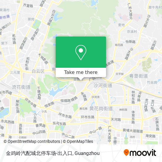 金鸡岭汽配城北停车场-出入口 map