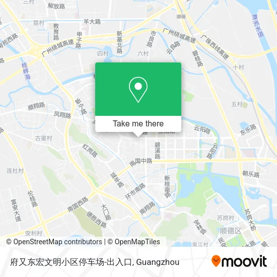 府又东宏文明小区停车场-出入口 map