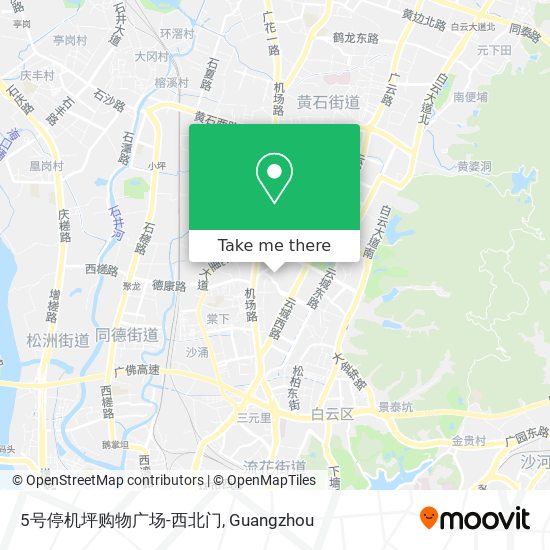 5号停机坪购物广场-西北门 map
