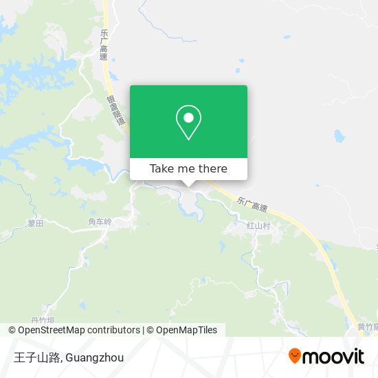 王子山路 map