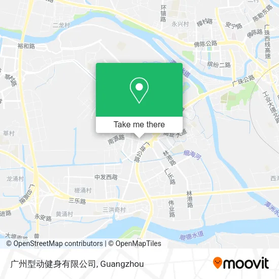 广州型动健身有限公司 map