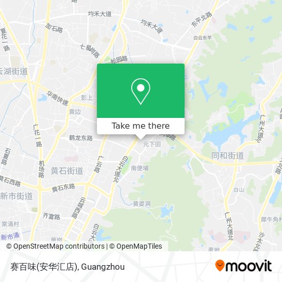 赛百味(安华汇店) map