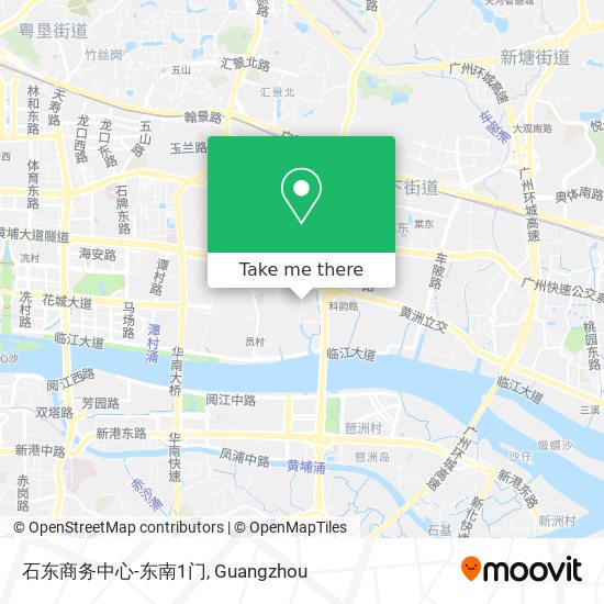 石东商务中心-东南1门 map