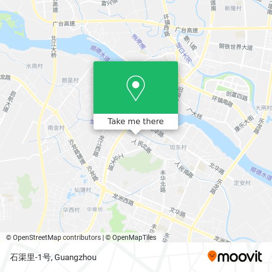 石渠里-1号 map
