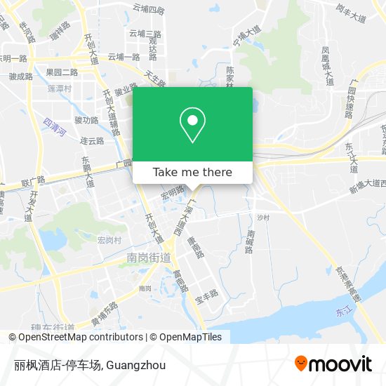 丽枫酒店-停车场 map
