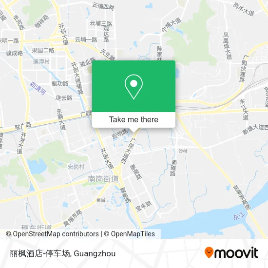 丽枫酒店-停车场 map