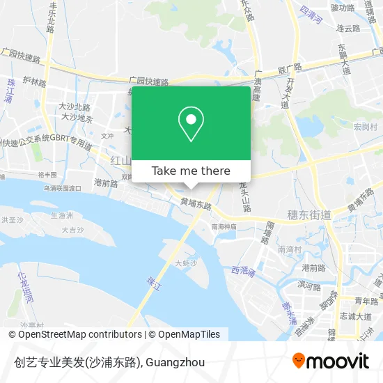 创艺专业美发(沙浦东路) map