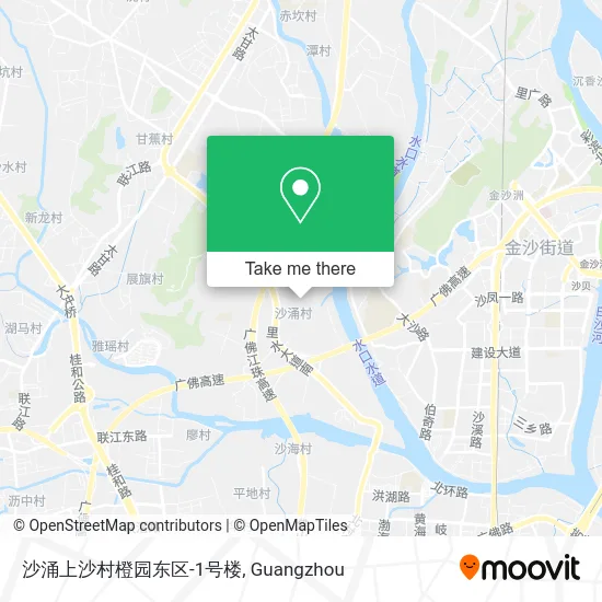 沙涌上沙村橙园东区-1号楼 map