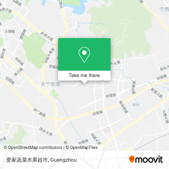 爱家蔬菜水果超市 map