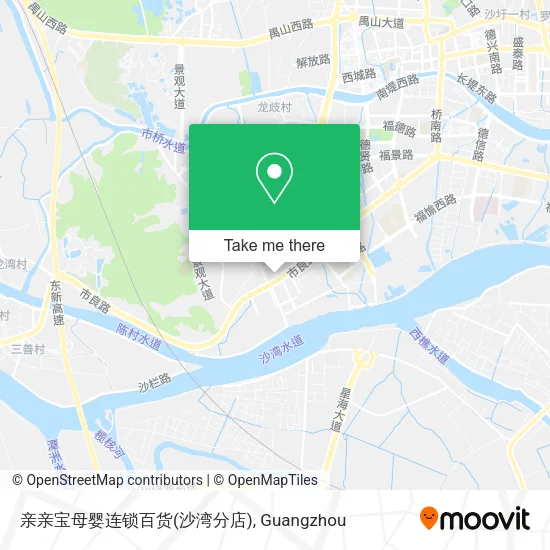 亲亲宝母婴连锁百货(沙湾分店) map