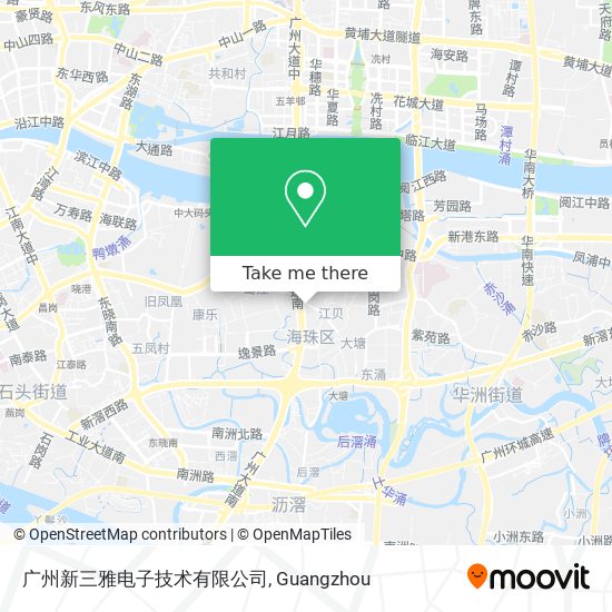 广州新三雅电子技术有限公司 map