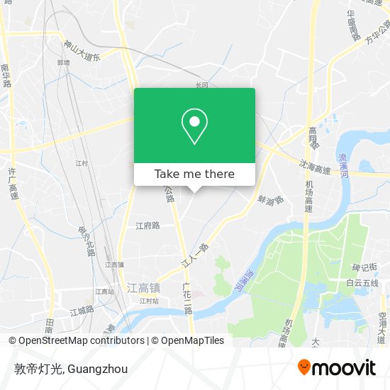 敦帝灯光 map