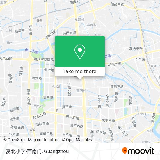 夏北小学-西南门 map