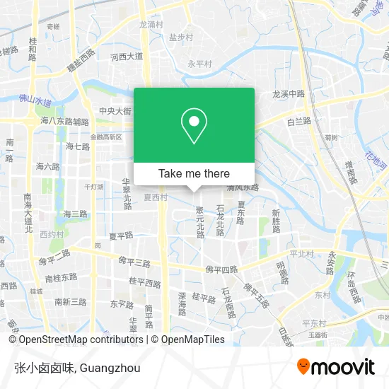 张小卤卤味 map
